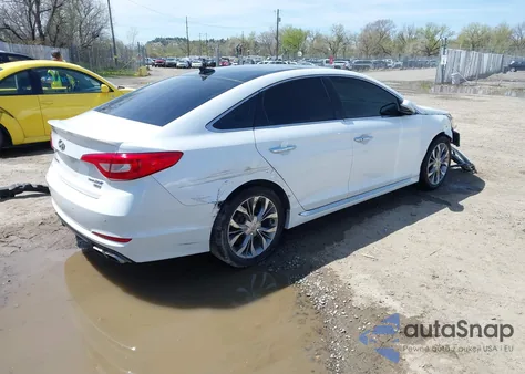 2015 Hyundai Sonata Limited 2.0T z USA, uszkodzony, nr VIN 5NPE34ABXFH256470